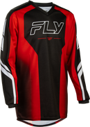 Fly Racing Youth F-16 Jersey  (Black/Red/White, Youth Large)