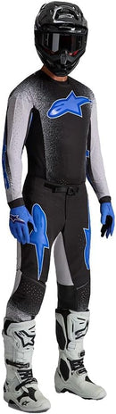Alpinestars Supertech Hiten AFD Pants (Black Light Lilac Blithe Blue, 30)