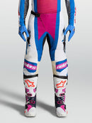 Alpinestars Techstar Maven Pants (White Hot Coral Blithe Blue, 30)