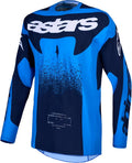 Alpinestars Techstar Swan Motocross Jersey (UCLA Blue Deep Blue, Small)