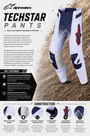 Alpinestars Stella Techstar Swan Motocross Pants (Light Violet Black, 30)