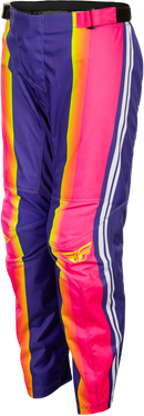 Fly Racing Youth F-16 MX Pants (Purple/Red/Yellow US 20)