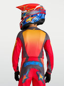 Alpinestars Youth Fluid Hunt Jersey (Fire Red Graystone Hot Coral, X-Large)