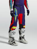 Alpinestars Fluid Drag Motocross Pants (Blue Navy Fire Red White, 40)