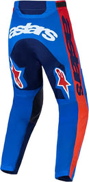 Alpinestars Racer Hunt Motocross Pants (Strong Blue Deep Blue Fire Red, 28)