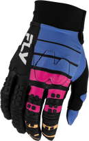 Fly Racing Evolution DST Bolt Gloves (Black/Blue/Multi, Medium)
