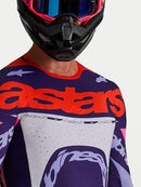 Alpinestars Supertech Dyna Jersey (Light Violet Deep Purp Pink Fl, Small)