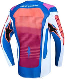 Alpinestars Youth Supertech Maven Jersey (White Hot Coral Blithe Blue, M)
