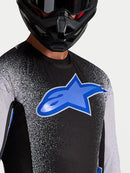 Alpinestars Supertech Hiten AFD Jersey (Black Light Lilac Blithe Blue, S)