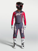 Alpinestars Supertech Hiten AFD Jersey (Graystone Red Fluo Light Lilac, L)