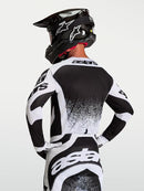 Alpinestars Techstar Swan Motocross Jersey (White Black, Small)