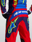 Alpinestars Fluid Drag Motocross Pants (Blue Navy Fire Red White, 36)