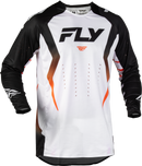 Fly Racing Men's Evolution DST Jersey  (White/Black/Orange, Small)
