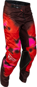 Fly Racing Kinetic Blur MX Pants (Red/Maroon US 38)