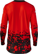 Fly Racing Men's Lite Flake Jersey  (Red/Grey/Black, Medium)