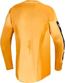 Alpinestars Racer Amber Motocross Jersey (Orange Gold Deep Blue, Small)