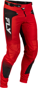 Fly Racing Youth Rayce Sonar Bicycle Pants (Red/Black/White, US 26)