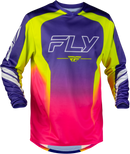 Fly Racing Men's F-16 Jersey  (Purple/Red/Yellow, 3X-Large)