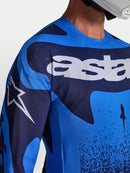Alpinestars Techstar Swan Motocross Jersey (UCLA Blue Deep Blue, Small)