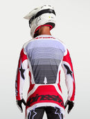 Alpinestars Techstar Maven Jersey (Fire Red White Lavender Black, Small)