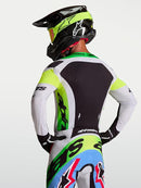 Alpinestars Supertech Dyna Jersey (Light Lilac Green Fluo Black, Small)