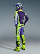 Alpinestars Racer Portl Motocross Pants (Purple Yellow Fluo, 28)