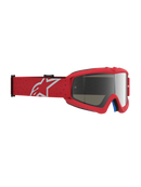 Alpinestars Vision Youth Vesta Goggles - Red Fluo/Chrome - Mirror Silver Lens
