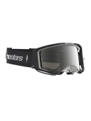 Alpinestars Vision 8 Amber Goggles - Black/Silver - Mirror Silver Lens