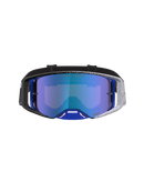 Alpinestars Supertech Hiten Goggles - Black/Blithe Blue - Mirror Blue Lens