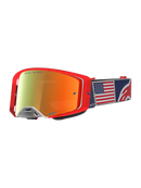 Alpinestars Supertech Fiftyfold MX Goggles - Blue/Red/White - Mirror Red Lens