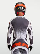 Alpinestars Techstar Swan Jersey (Light Lilac Dark Gray Red Fluo, Small)