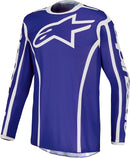 Alpinestars Fluid Apex V2 Motocross Jersey (Deep Blue White, Medium)