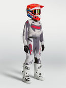 Alpinestars Youth Supertech Swan Pants (Light Lilac Dark Gray Red Fluo, 24)
