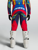 Alpinestars Youth Fluid Drag Motocross Pants (Blue Navy Fire Red White, 28)