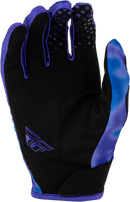 Fly Racing Kinetic Blur Gloves (Blue/Navy, X-Large)