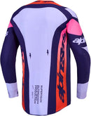 Alpinestars Supertech Dyna Jersey (Light Violet Deep Purp Pink Fl, Small)