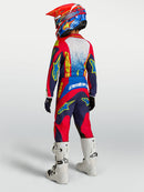 Alpinestars Youth Fluid Drag Motocross Pants (Blue Navy Fire Red White, 28)