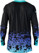 Fly Racing Men's Lite Flake Jersey  (Black/Grey/Multi, XX-Large)