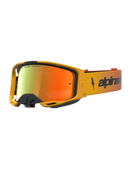 Alpinestars Vision 8 Amber Goggles - Fire Red/Black - Mirror Red Lens