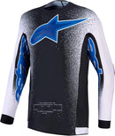 Alpinestars Supertech Hiten AFD Jersey (Black Light Lilac Blithe Blue, L)