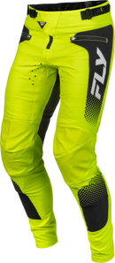 Fly Racing Youth Rayce Sonar Bicycle Pants (Hi-Vis/Black/White, US 20)