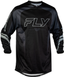 Fly Racing Men's F-16 Jersey  (Black/Grey, XX-Large)