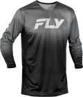Fly Racing Rayce Sonar Bicycle Jersey (Black/Grey/White, 2X-Large)