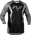 Fly Racing Men's Evolution DST Jersey  (Black/Grey, Small)