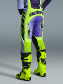 Alpinestars Racer Portl Motocross Pants (Purple Yellow Fluo, 28)