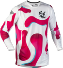 Fly Racing Men's Lite Vibe Jersey  (White/Pink/Blue, XX-Large)