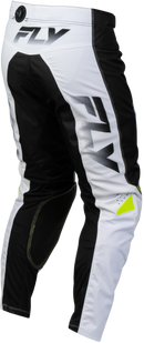 Fly Racing Kinetic Fade MX Pants (White/Black/Hi-Vis US 36)