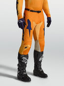 Alpinestars Racer Amber Motocross Pants (Orange Gold Deep Blue, 36)