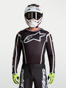Alpinestars Fluid Apex V2 Motocross Jersey (Black Silver, Medium)