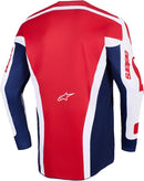 Alpinestars Racer Riway Motocross Jersey (White Blue Red, Medium)